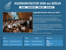 Tablet Screenshot of jugendorchester-jena.de